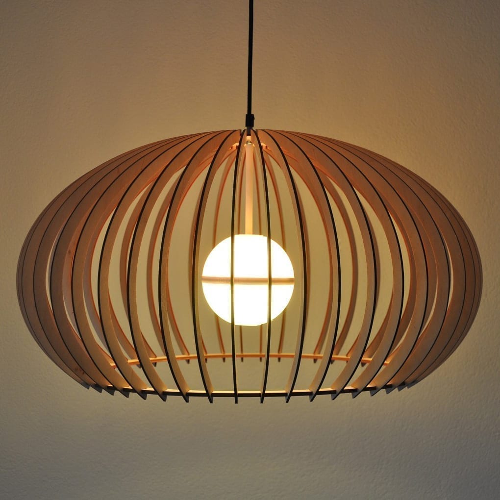 Naar behoren gekruld Vrijgevig Ovale houten lamp • Dydell (NL)